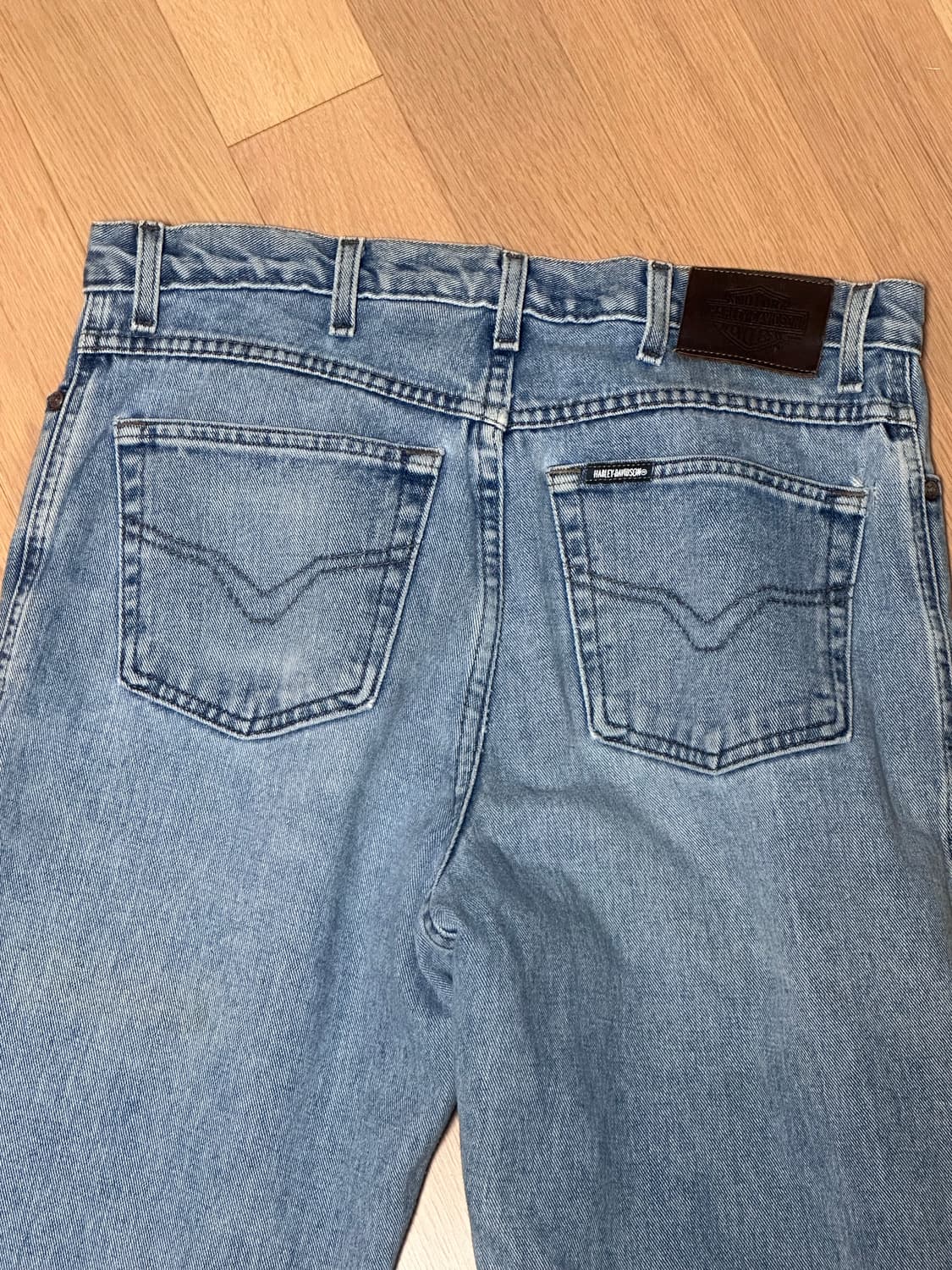 90s USA 할리데이비슨 데님 34/32 상품이미지3