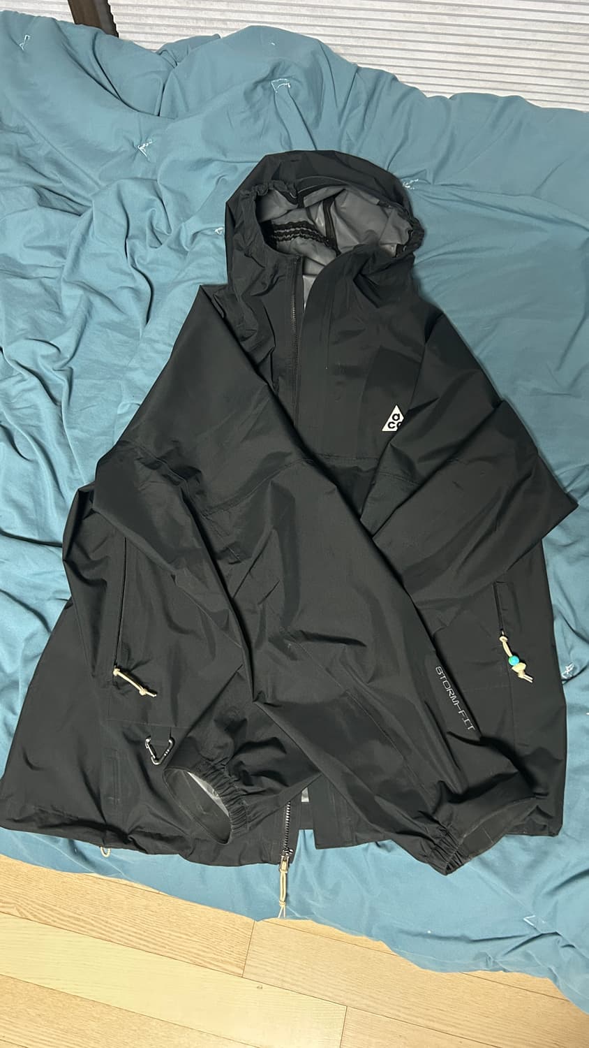 나이키 ACG 스톰핏 ADV 케스케이드 레인 풀 집 자켓 블랙 - 아시아 상품이미지3