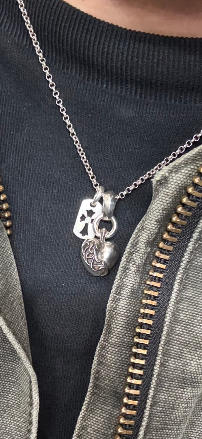 크롬하츠 하트 위드 베일 펜던트 상품이미지1