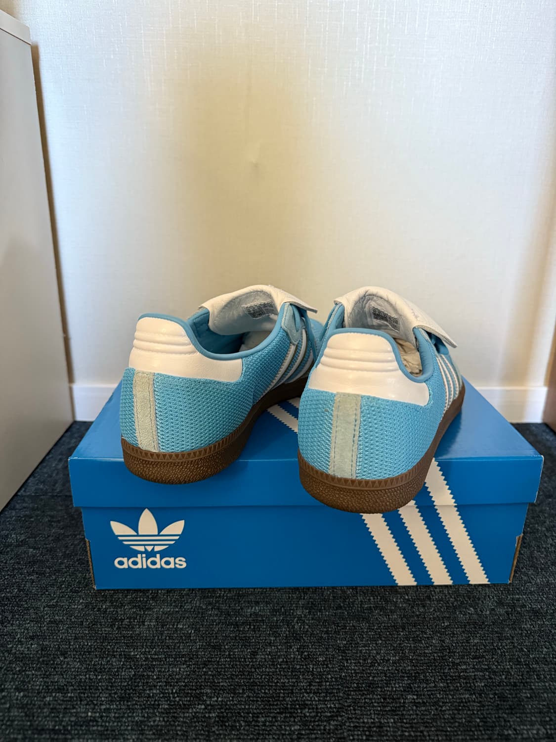 아디다스 삼바 LT 세미 블루 화이트 상품이미지4