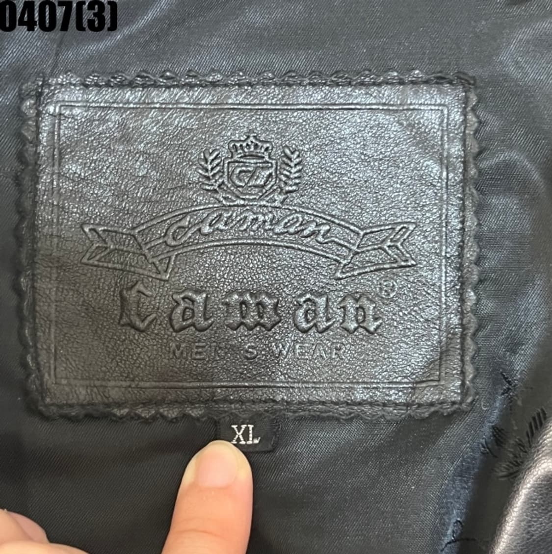 CAMAN 빈티지 레더 양가죽 자켓 상품이미지3