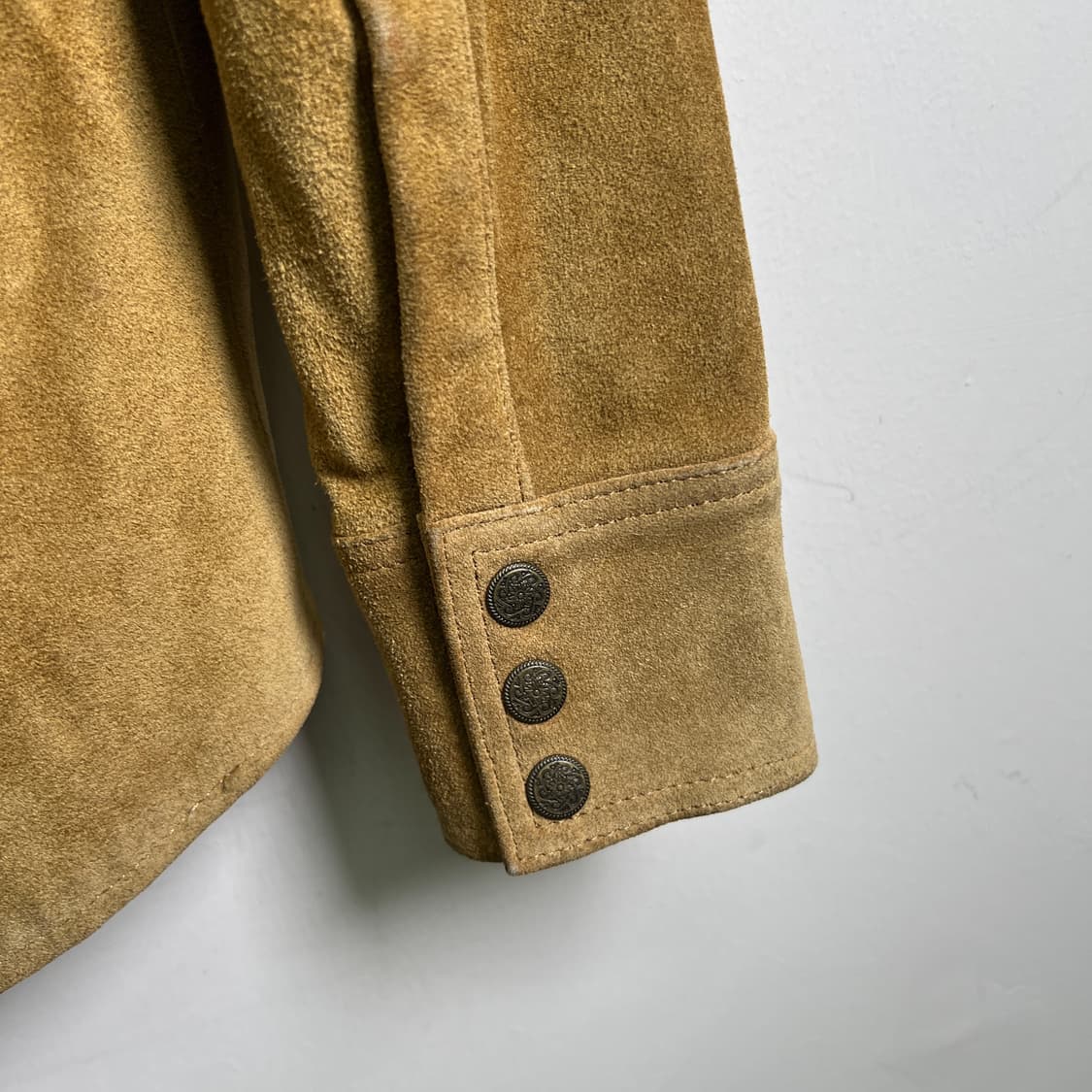 Dog House 소가죽 스웨이드 웨스턴 셔츠 자켓 M 상품이미지8