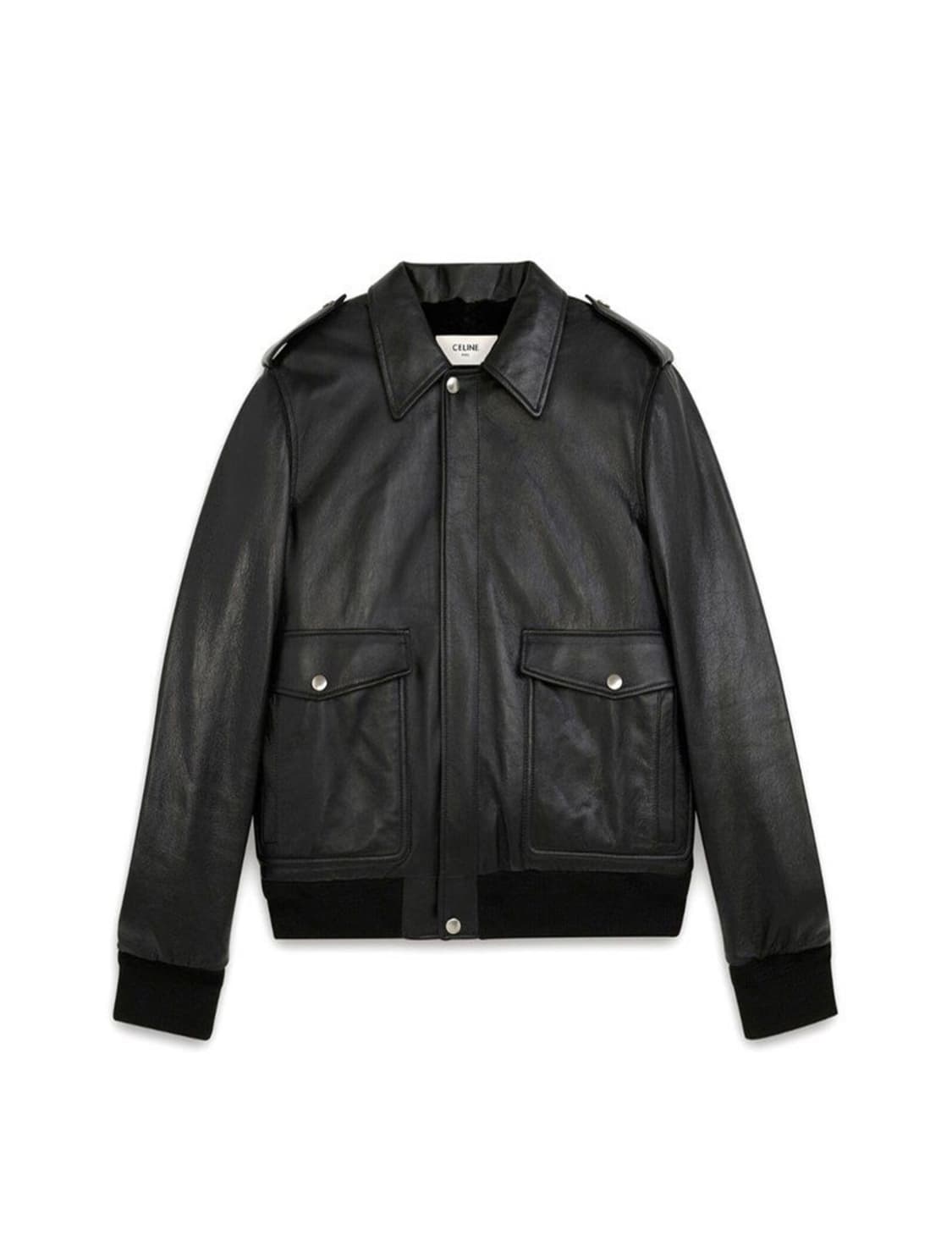 [50] 셀린느 파일럿 퍼 무스탕 레더 트러커 자켓 상품이미지1