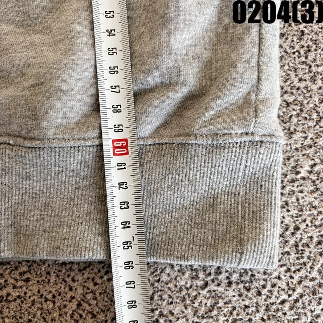 [S] 팬콧 여성 그레이 패치 디테일 맨투맨 0204(3) 상품이미지6