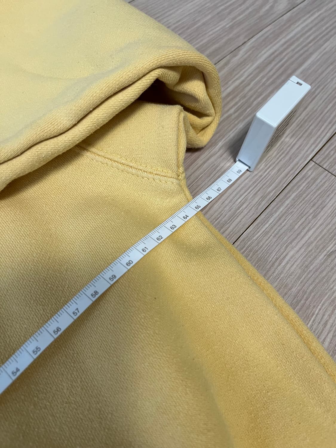 테켓 하프집업 맨투맨 옐로우 상품이미지4