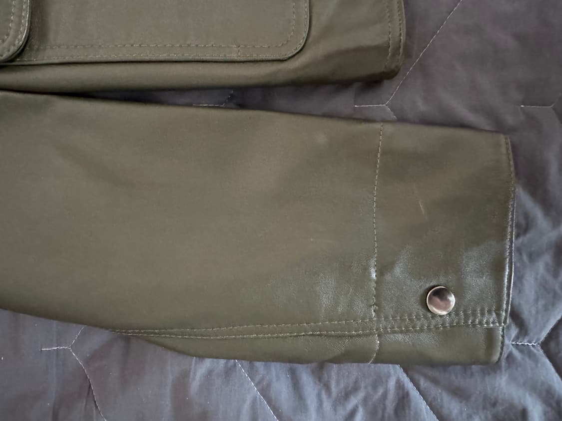 자라 포켓 레더 점퍼 가죽 자켓 L-XL  상품이미지7