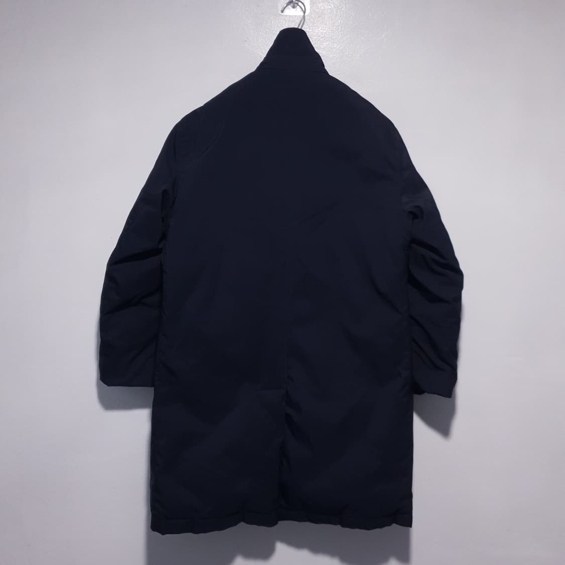 실측 M) Theory 띠어리 레이어드 다운 이중 패딩 코트 네이비 정품 상품이미지10