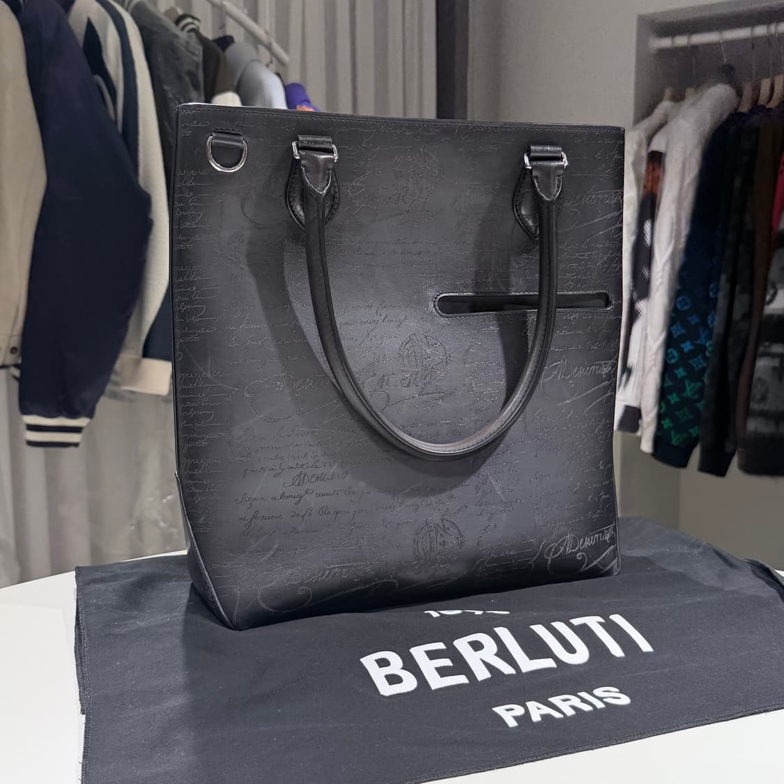 A+ /  벨루티 바티컬 네오 토트백 투주르 비지니스 블랙 상품이미지2