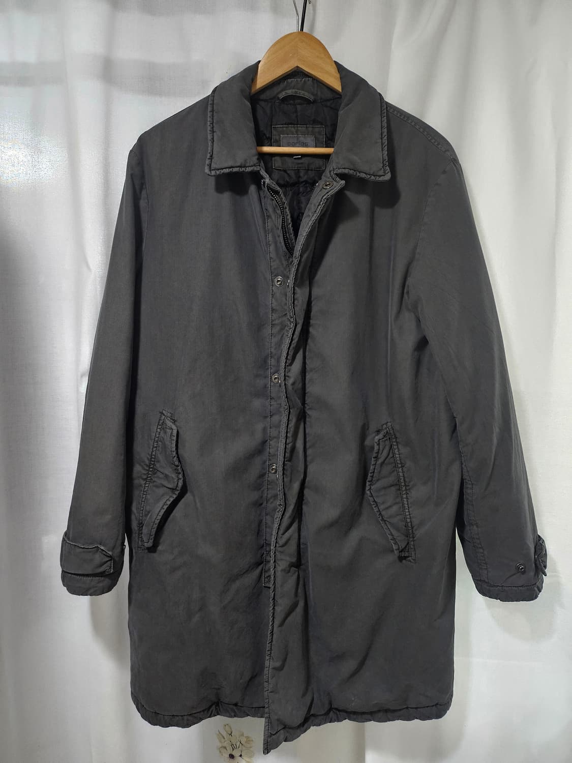 시리즈 피그먼트 다잉 구스다운 코트 그레이 100 상품이미지1