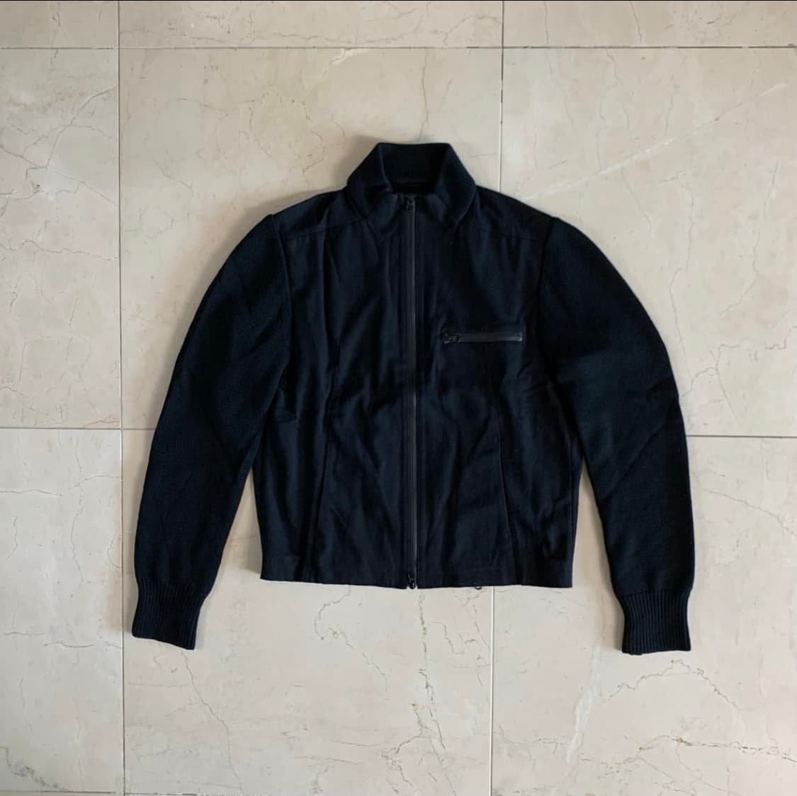 Y-3 Yohji Yamamoto Wool Knit Jacket 상품이미지1