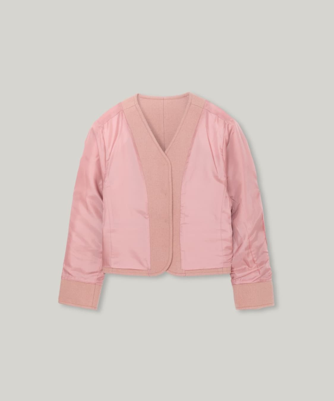 (새상품) 제이투유 펄블레어 트위드 자켓 코랄핑크 상품이미지6