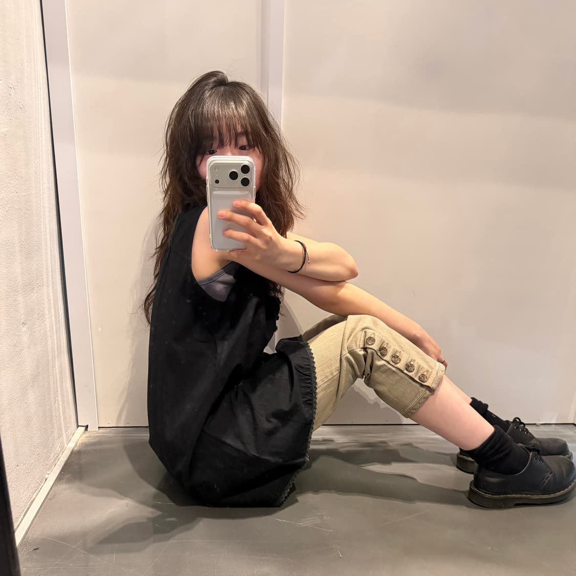 막스마라 위켄드 7부 카프리 팬츠 버튼업 디테일 베이지 브라운 상품이미지1