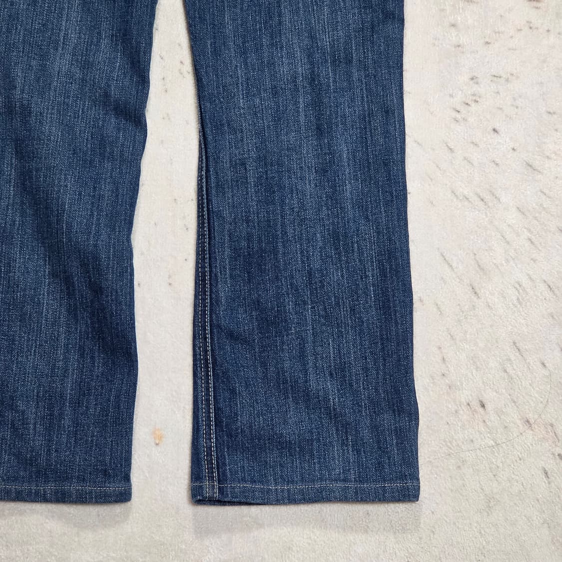 빈티지 스터드 자수 진청 스트레이트 팬츠 상품이미지3