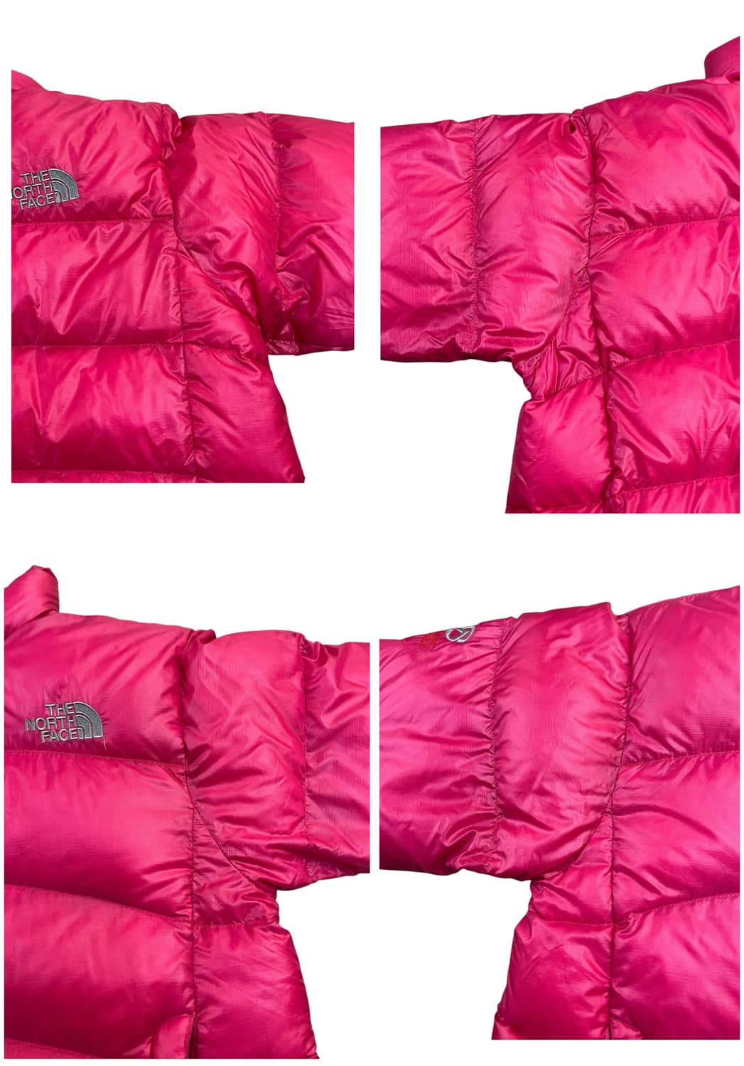 노스페이스 덕다운 패딩 핑크 85 #csz2133 상품이미지7