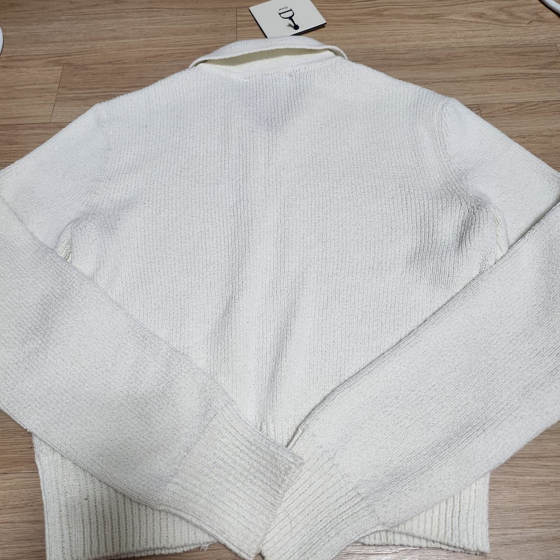 (새상품) 던스트 오프화이트 가디건 상품이미지5