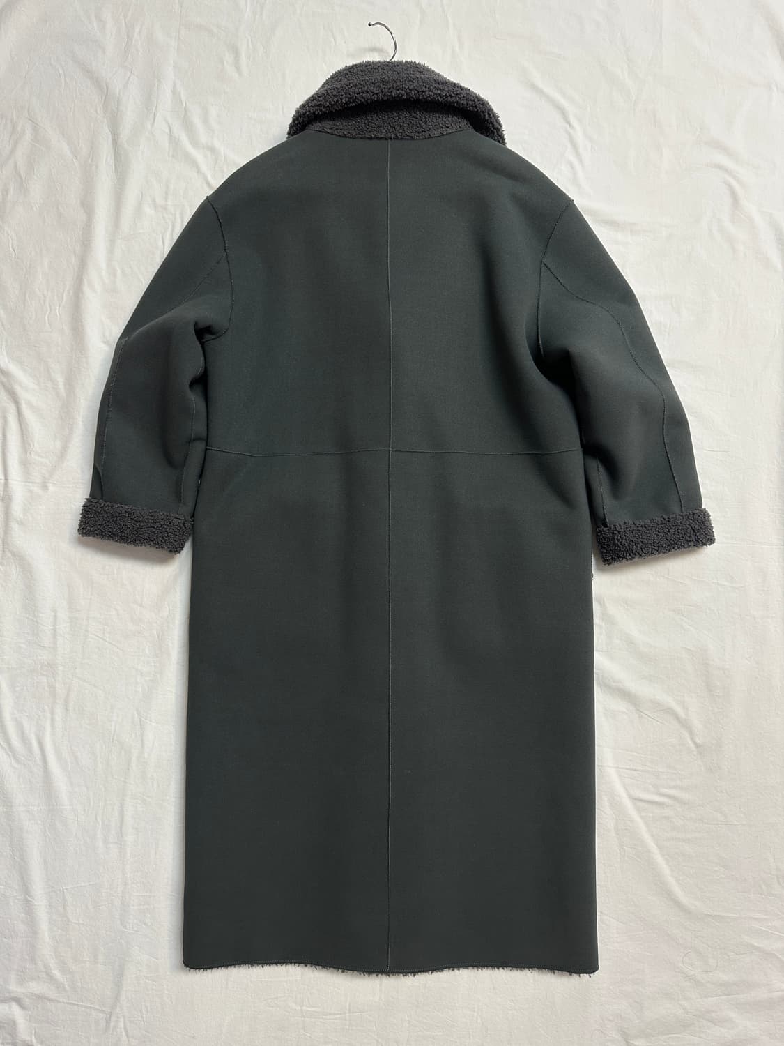 SOUP 양면 뽀글이 무스탕 코트 롱자켓 상품이미지8