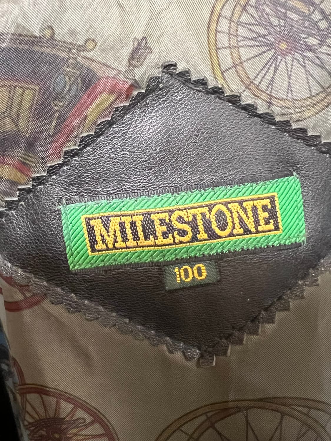 90s [100] MILESTONE 양가죽 빈티지 A2 자켓 상품이미지5