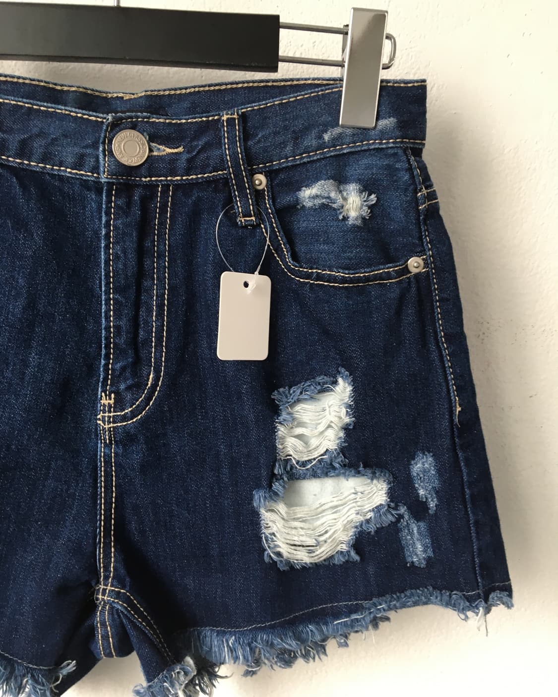 Damage denim short 상품이미지3