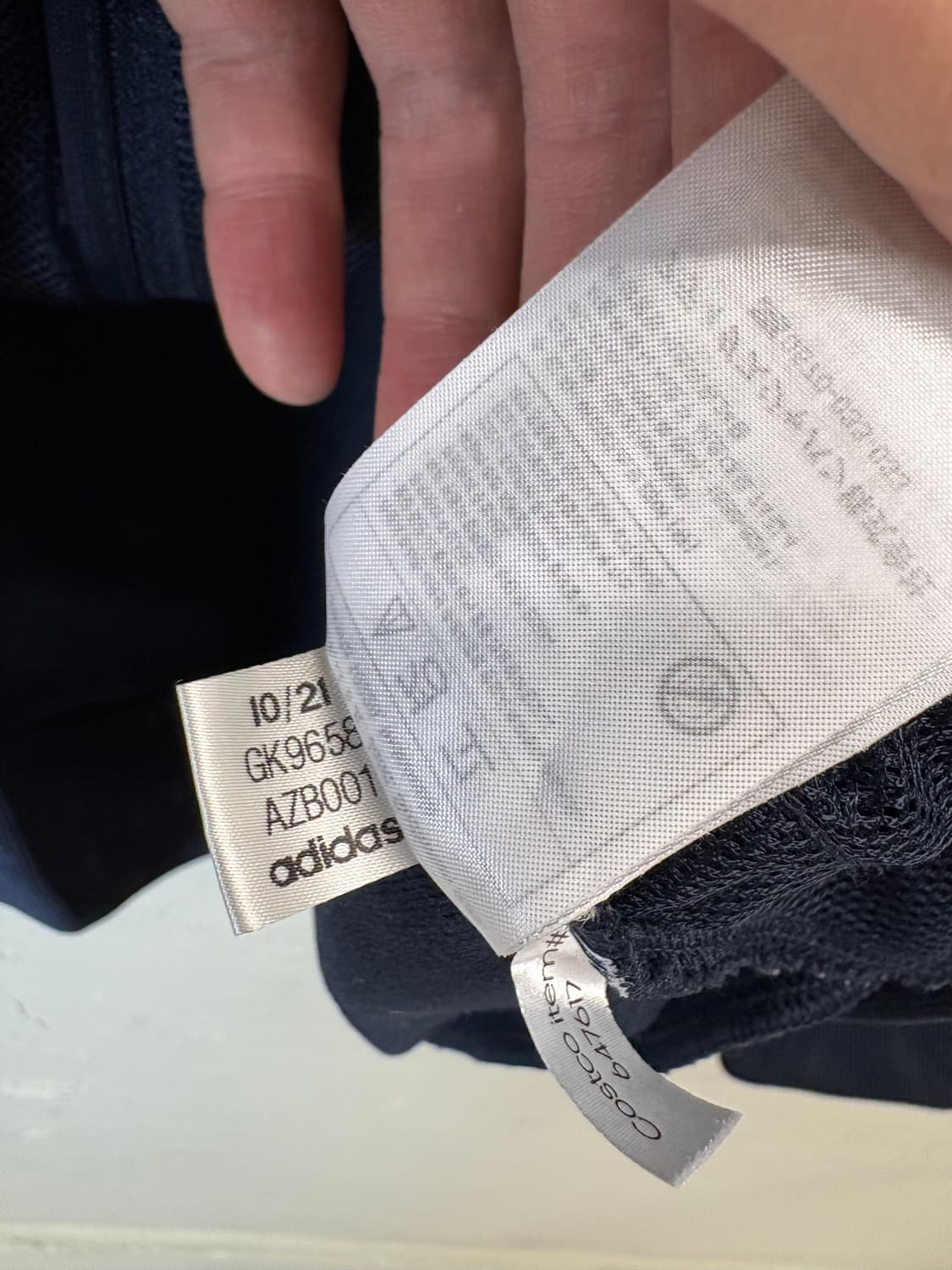 아디다스 기본 삼선 트랙탑 져지 네이비 상품이미지6