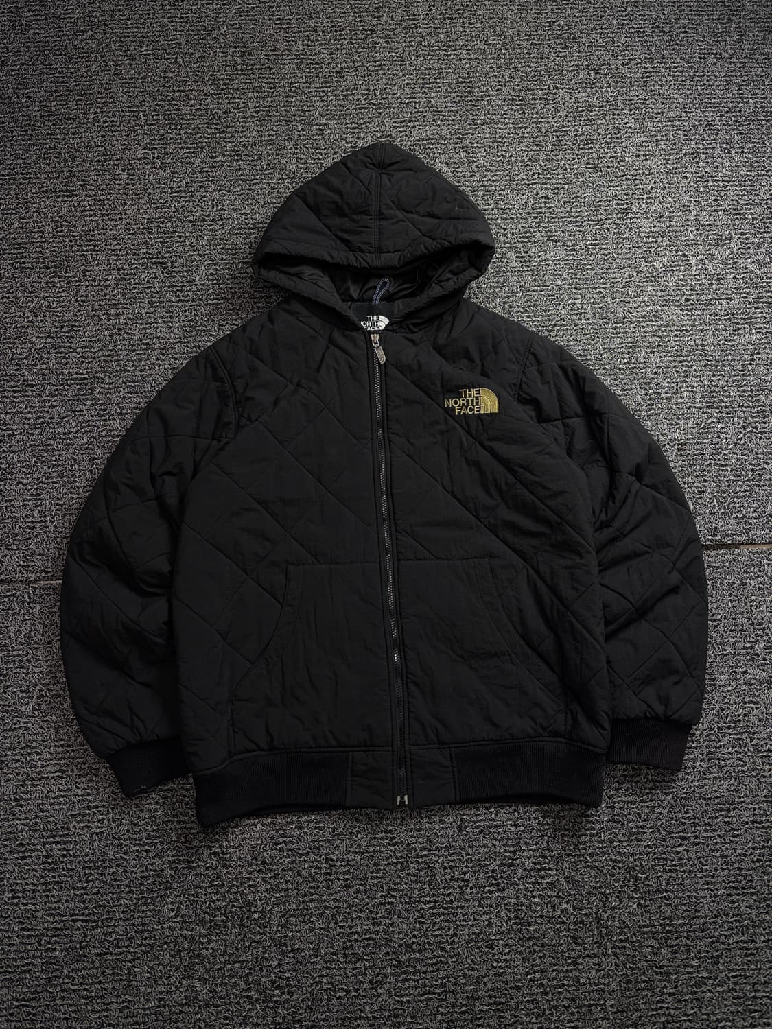 노스페이스 야킨 퀼팅 인슐레이션 후드 점퍼 자켓 블랙 1880 상품이미지2
