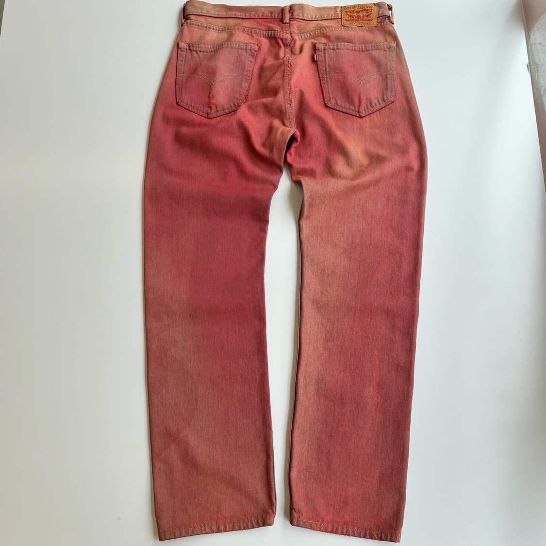 Levis 505  리바이스 505 워시드 데님팬츠 상품이미지3