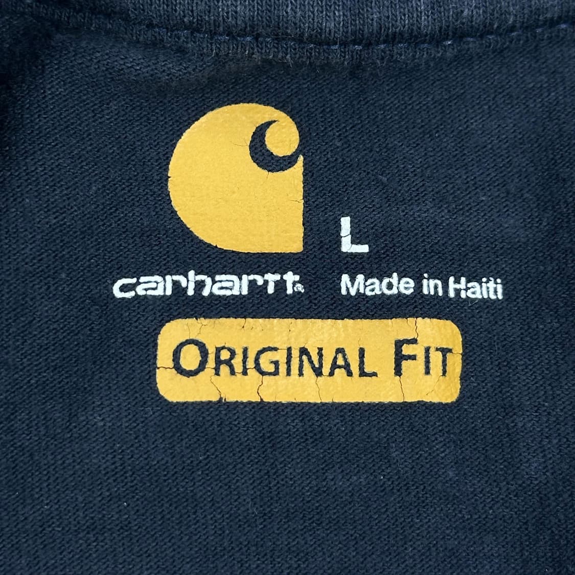 칼하트 오리지널 네이비 롱슬리브 맨투맨 (L) 상품이미지5