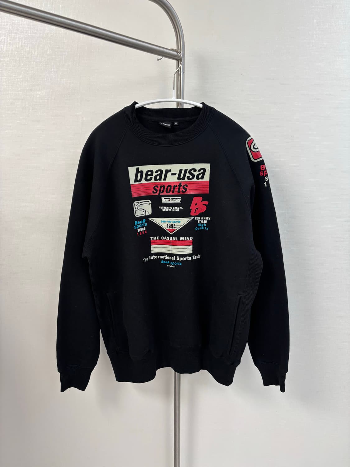 BEAR SPORTS 그래픽 기모 맨투맨 상품이미지1