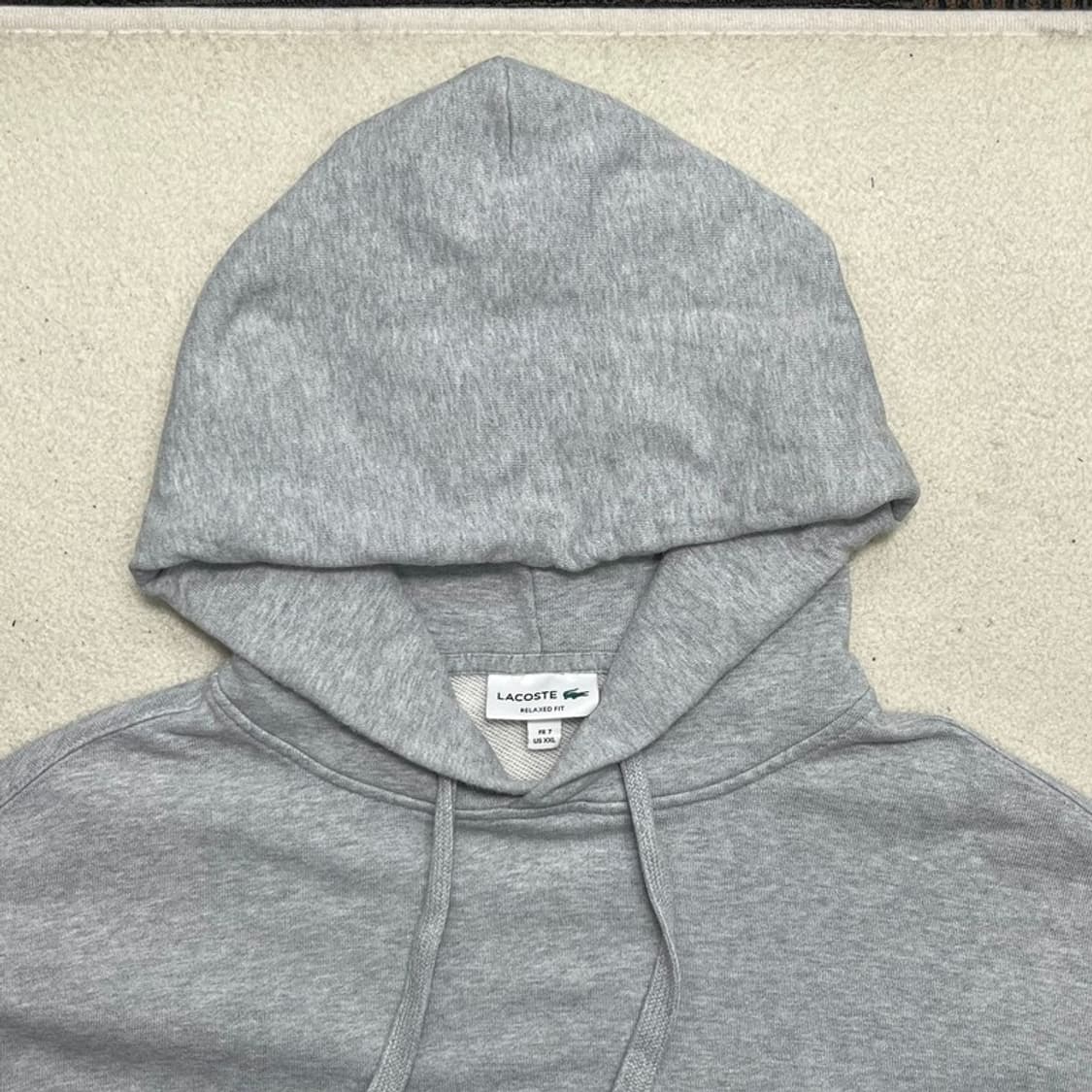 LACOSTE 그레이 후드티 US XXL 상품이미지5