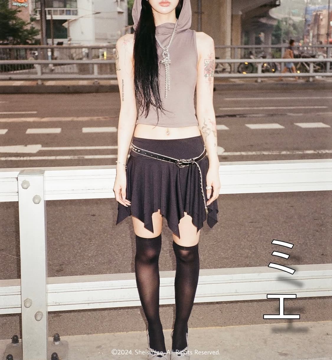 미애 페어리 언발 스커트 상품이미지1