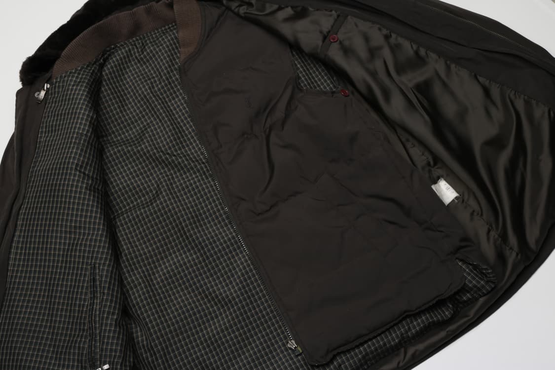 [L] ysl 입생로랑 퍼 카라 패디드 자켓 (퍼, 내피 탈부착) 상품이미지6