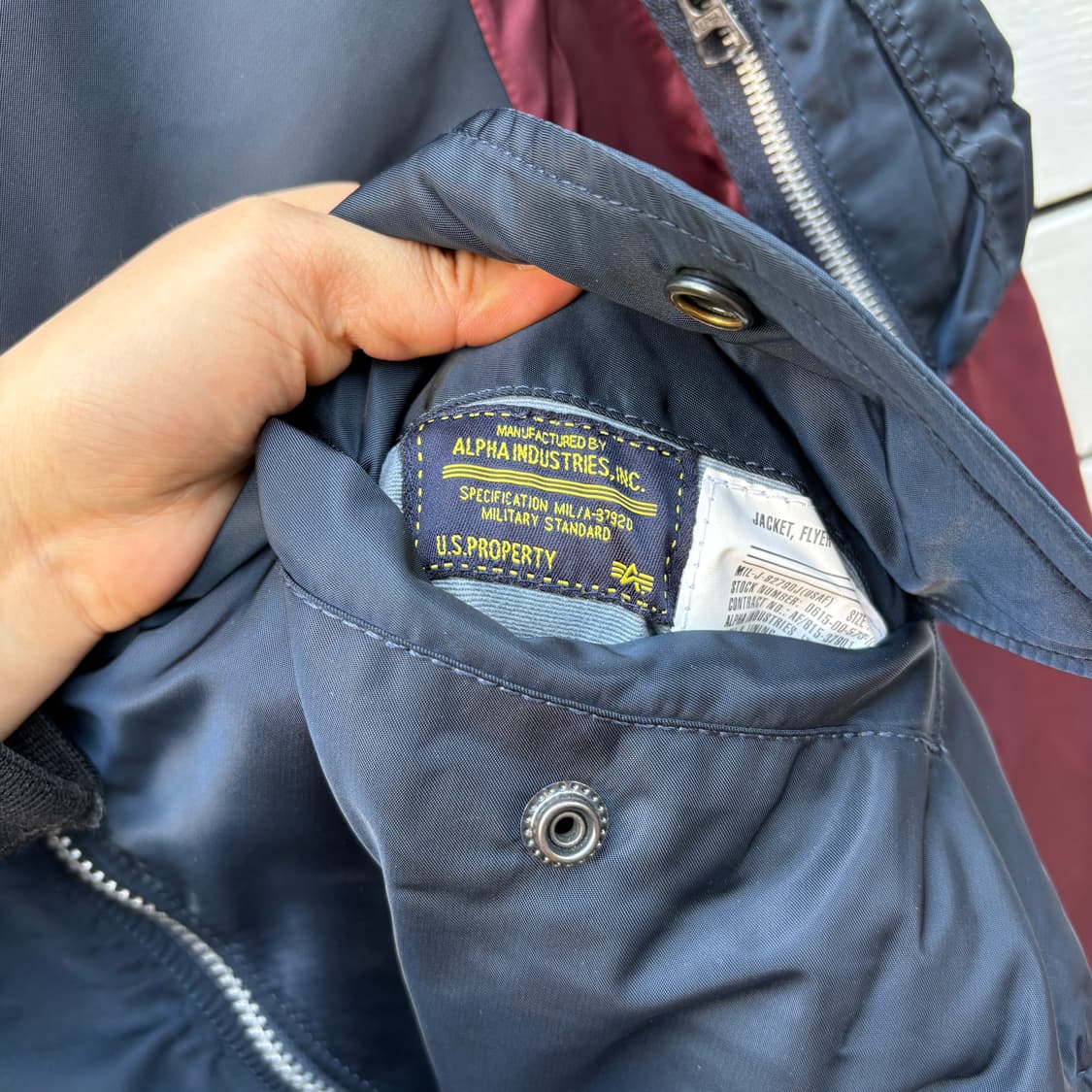 Alpha 알파 Ma-1 자켓 상품이미지6