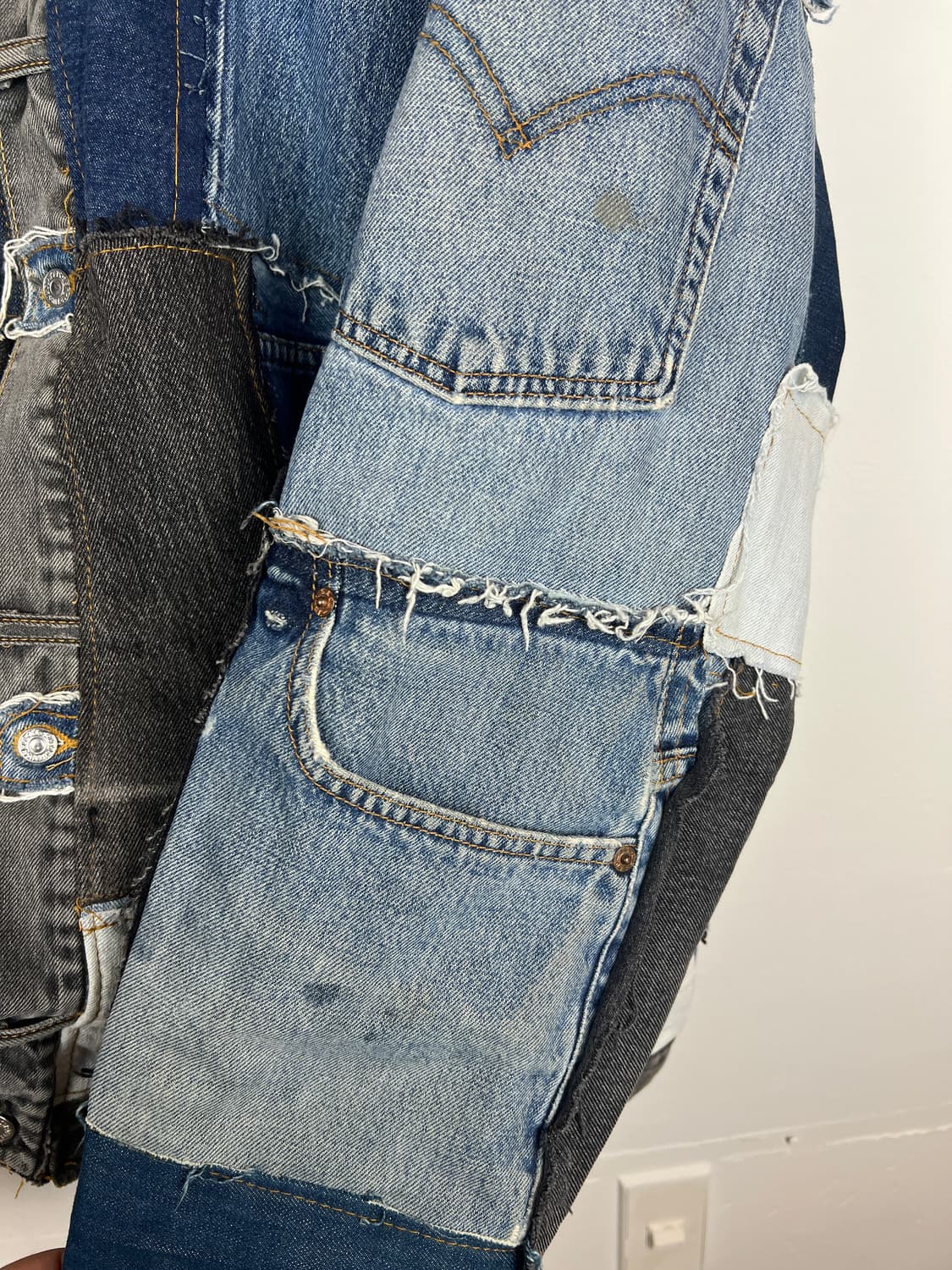 리바이스 패치워크 커스텀 데님 자켓 OS 상품이미지5