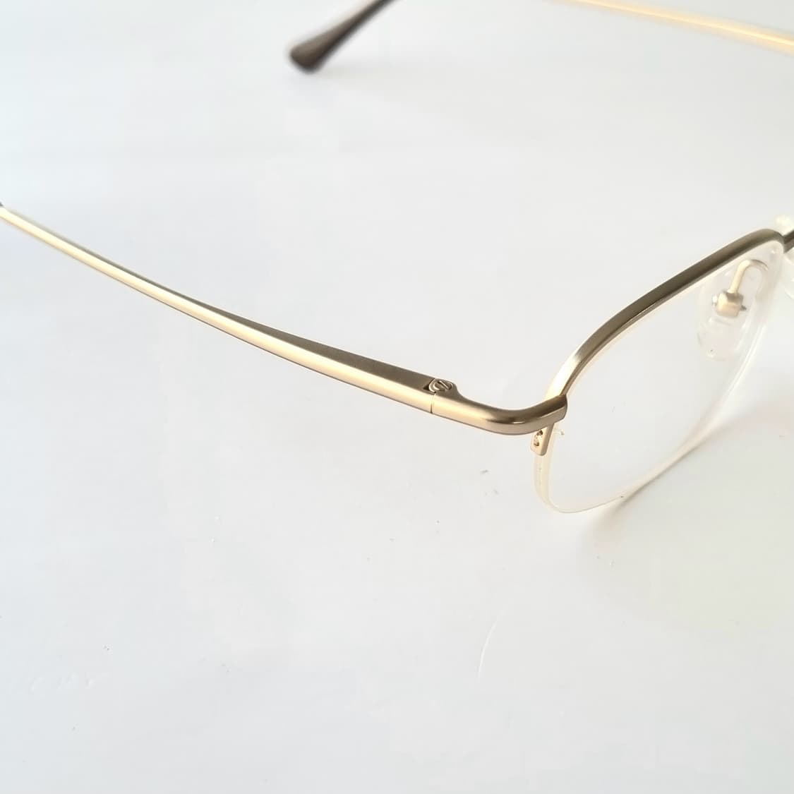 데드스탁 지적인 무드 빈티지 하프림 안경테 709 상품이미지7