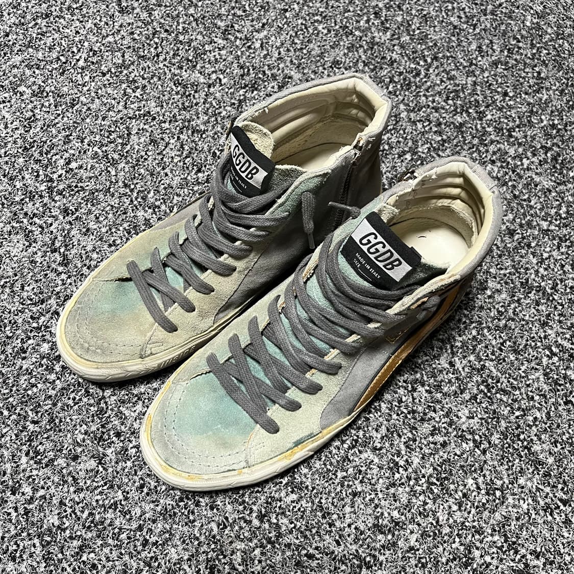 골든구스 GGDB  하이탑 스니커즈 그레이 38 상품이미지1