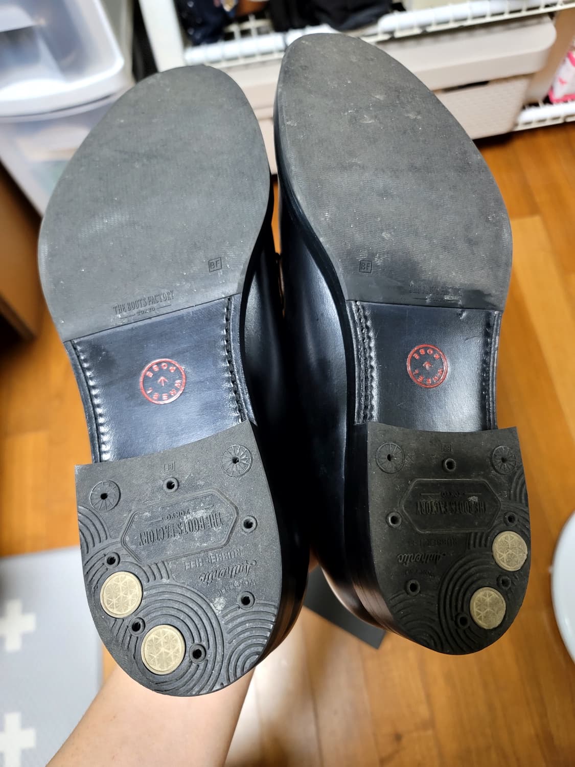 휠로브 15066 플레인토 블루처 더비 호윈 크롬악셀 280사이즈 상품이미지9