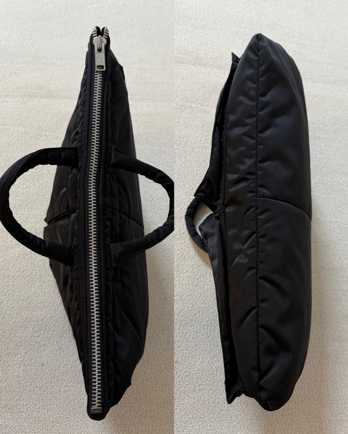 (미사용급) PORTER 포터 탱커 숏 헬멧백 L 블랙 서류가방 상품이미지5