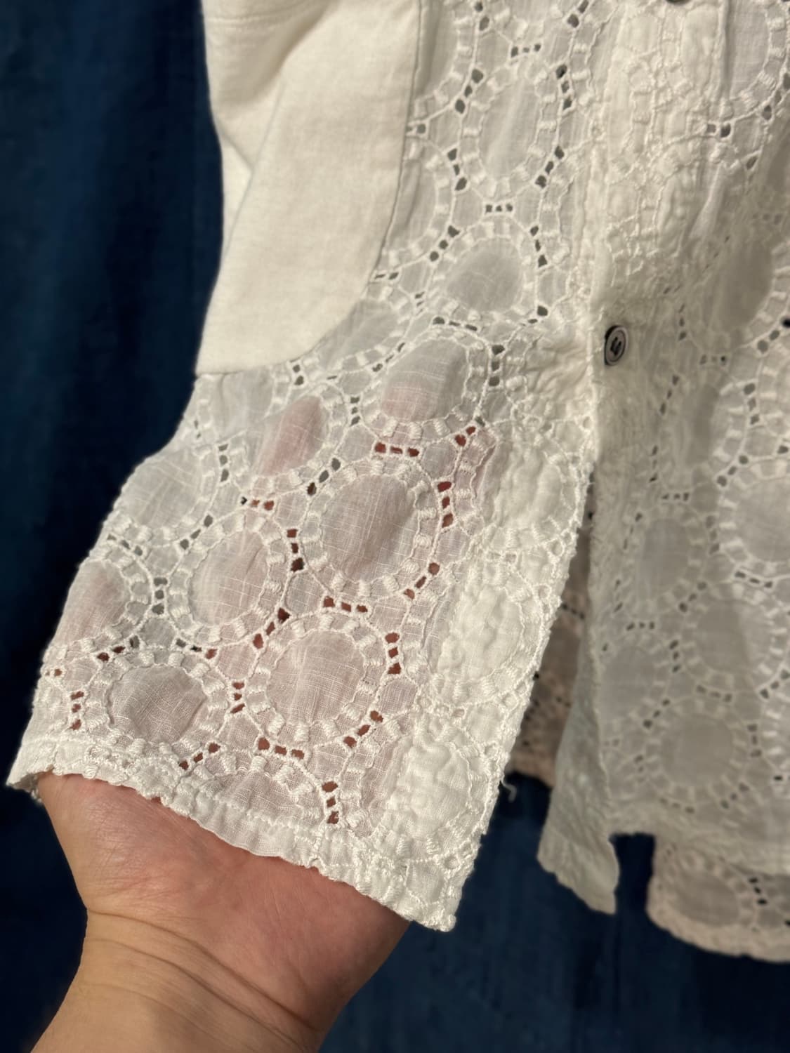 44-55) Yohji Yamamoto White Garden Tunic 상품이미지5