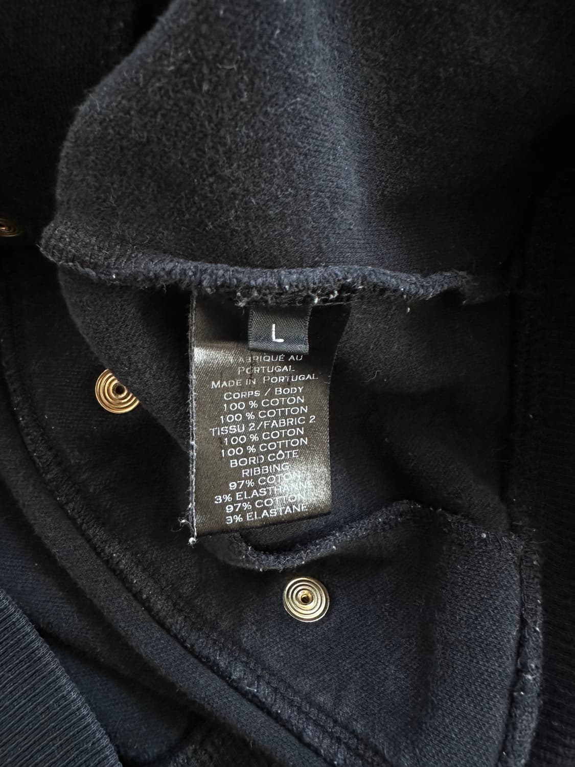 발망 아머 스터드 맨투맨 블랙 상품이미지6