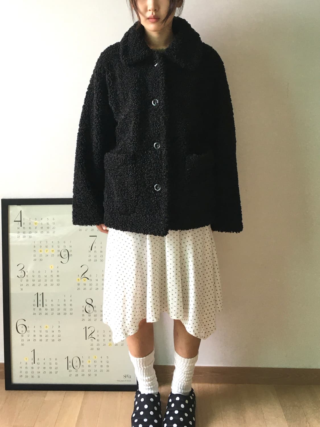 뽀글이 퍼 자켓 코트 상품이미지2