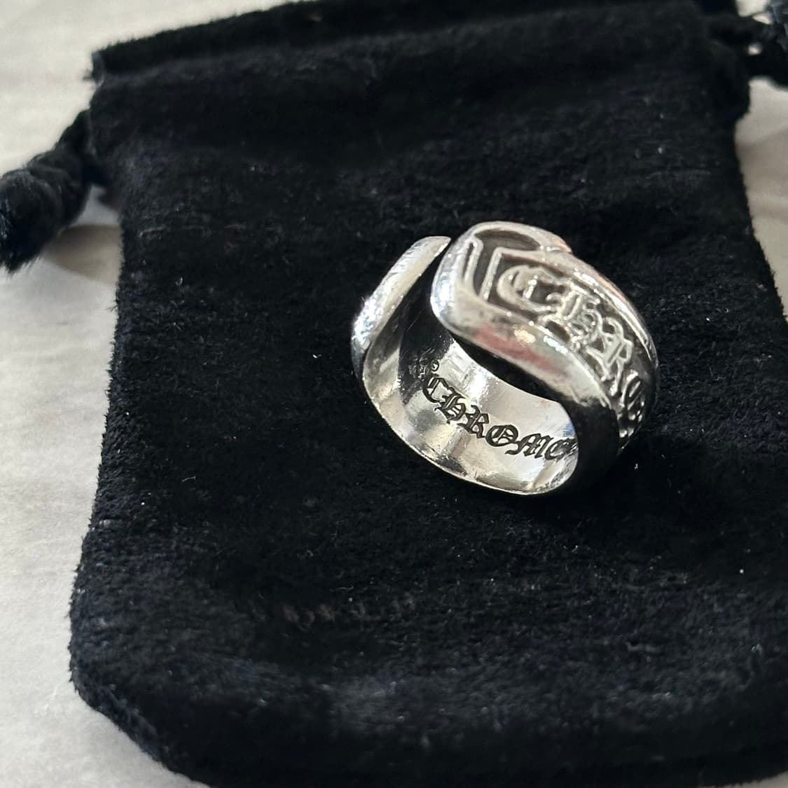 크롬하츠 말발굽 스크롤라벨링(US6/국내11호) 상품이미지7