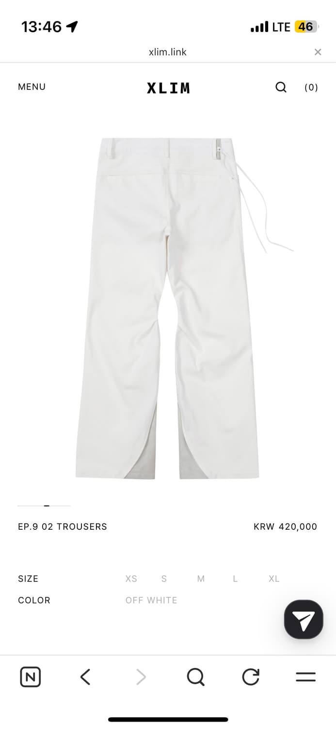 구매해요!!엑슬림 ep9 바지! M사이즈 상품이미지3