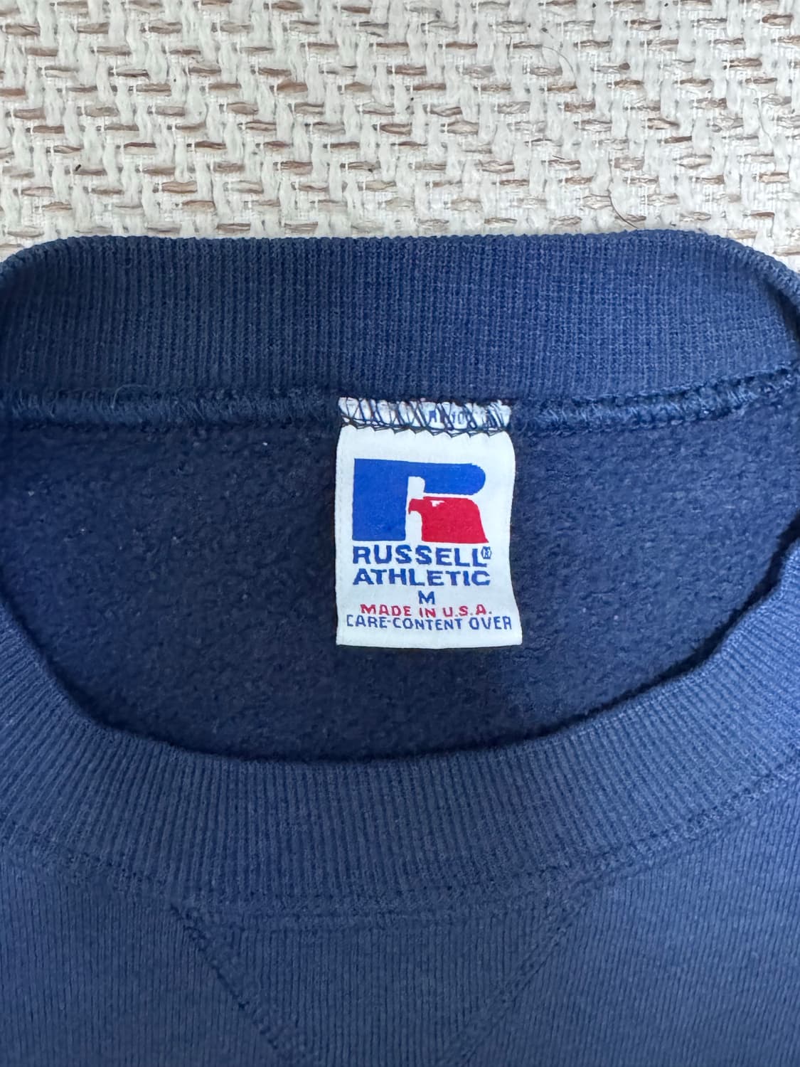 (M)90s Russell Athletic 러셀 애슬레틱 블랙 맨투맨 상품이미지2
