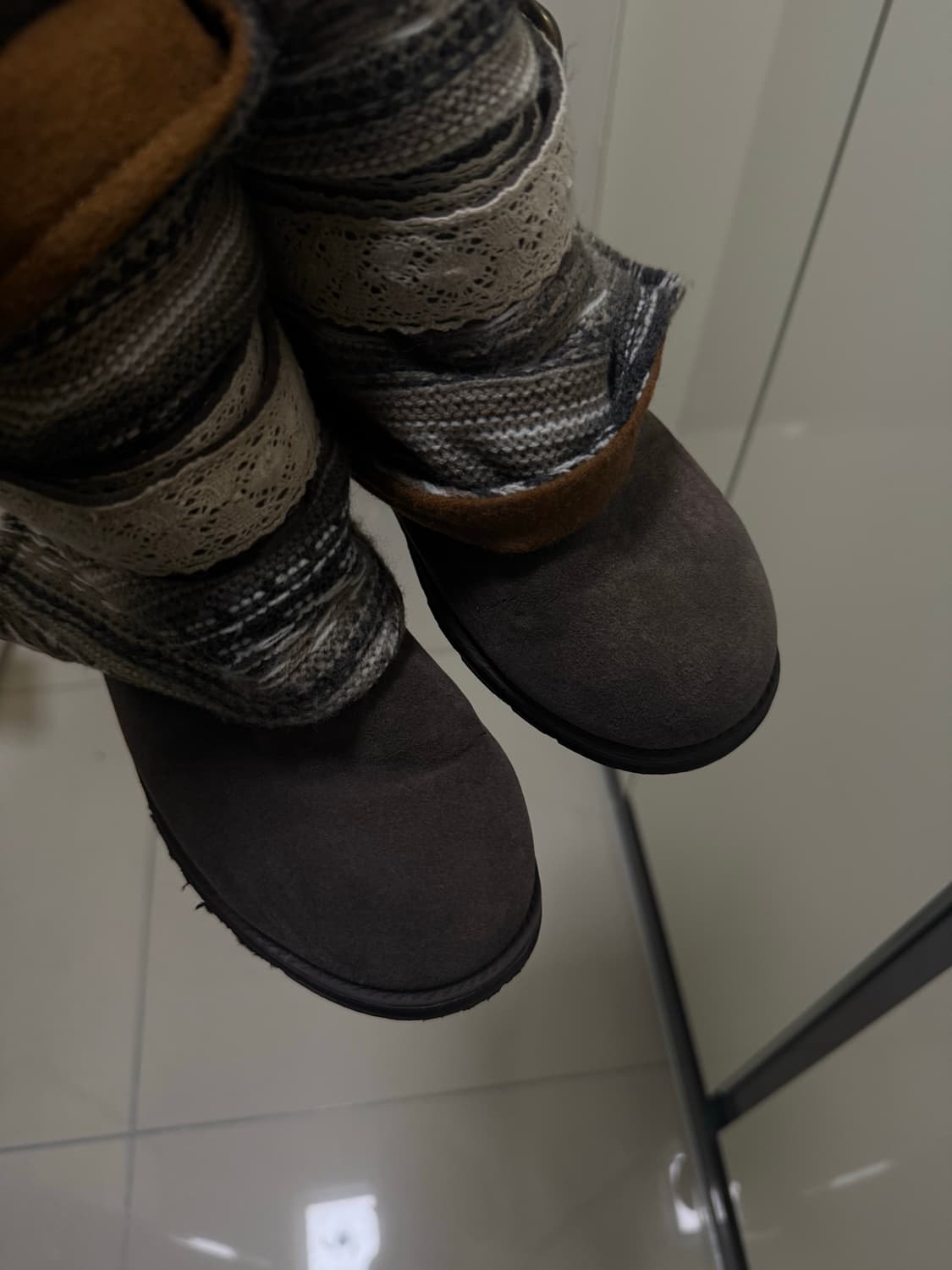 Mukluks 니트벨트 부츠 상품이미지6