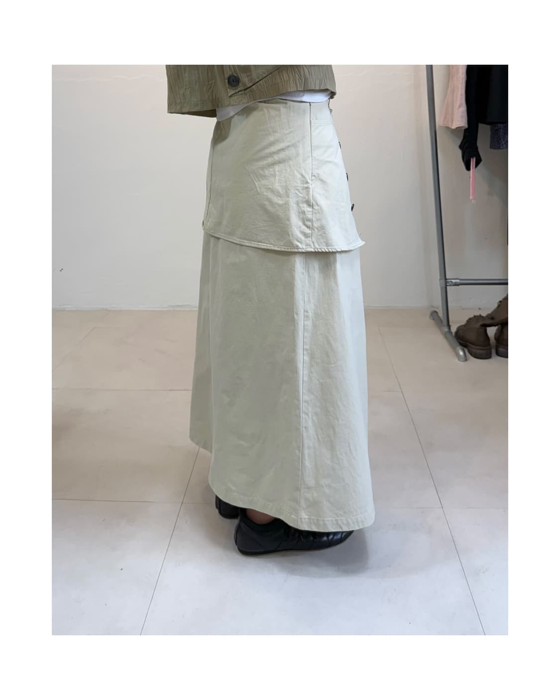 빈티지 레이어드 스커트 상품이미지2