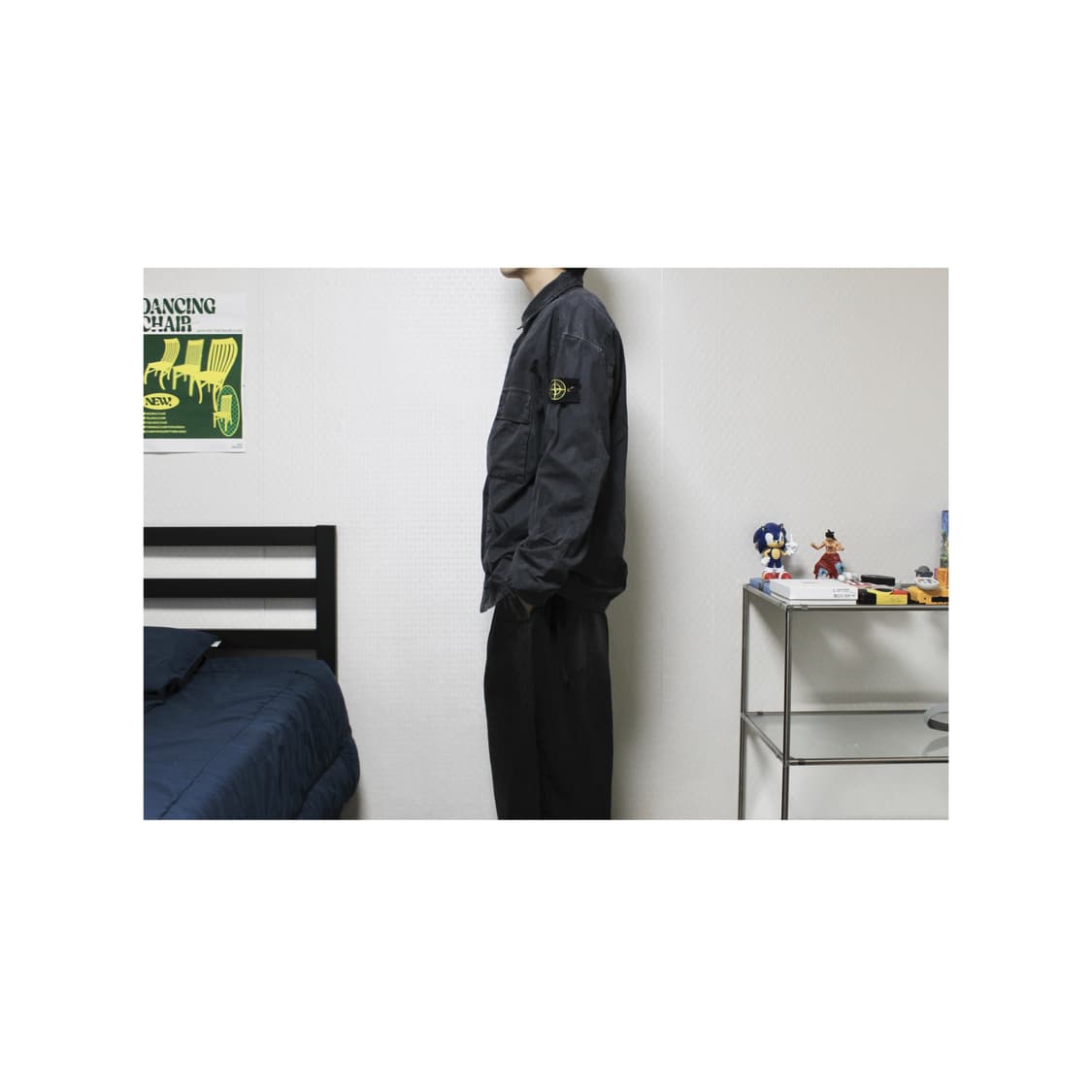 Garments Dyeing Wappen Overshirt 상품이미지3