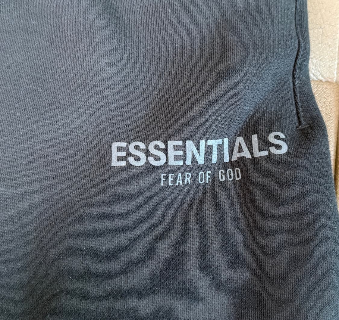 [XXL] 피어오브갓 피오갓 에센셜 코어 컬렉션 쇼츠 반바지 블랙 상품이미지3