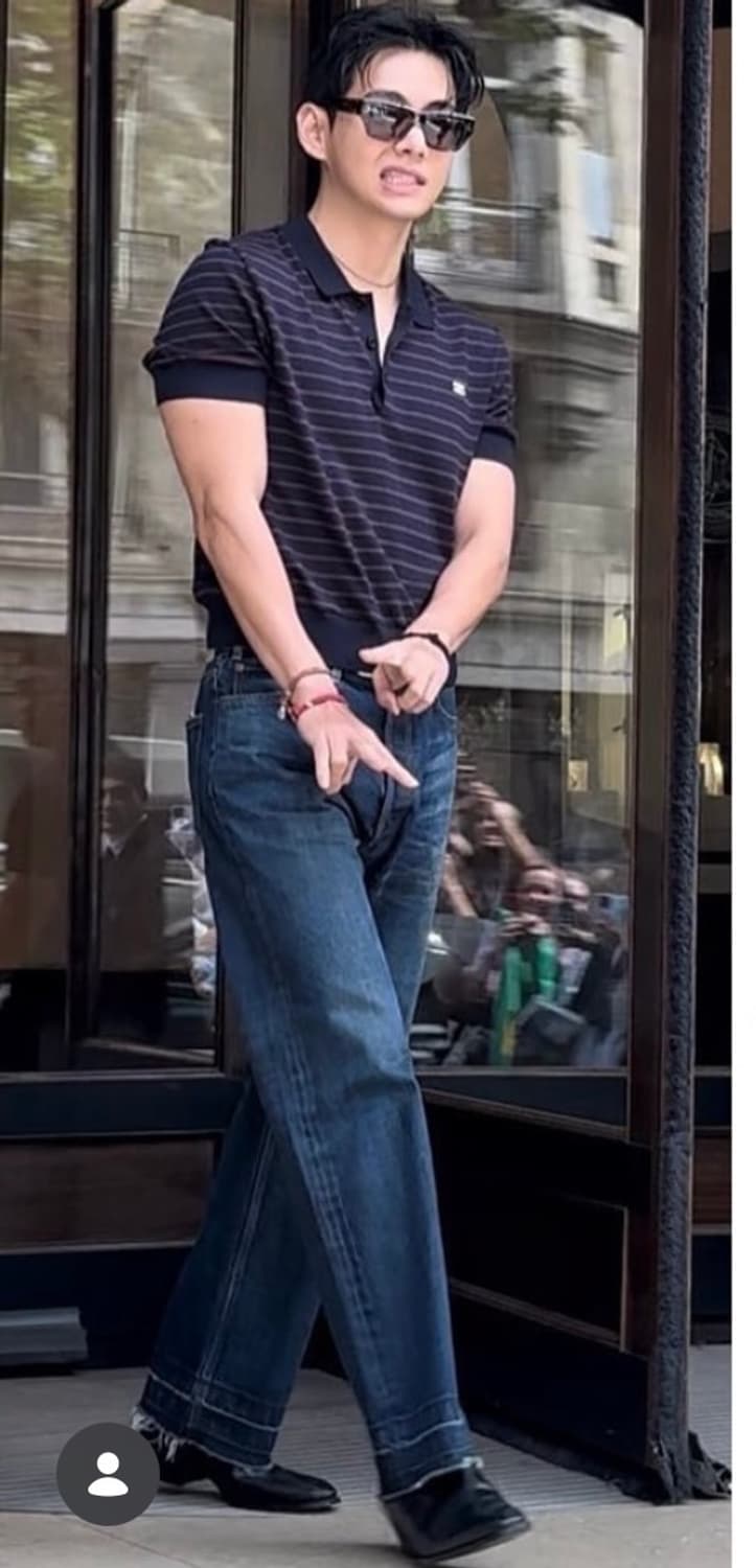 (뷔 착용)셀린느 웨슬리진 데님팬츠 진청 상품이미지1