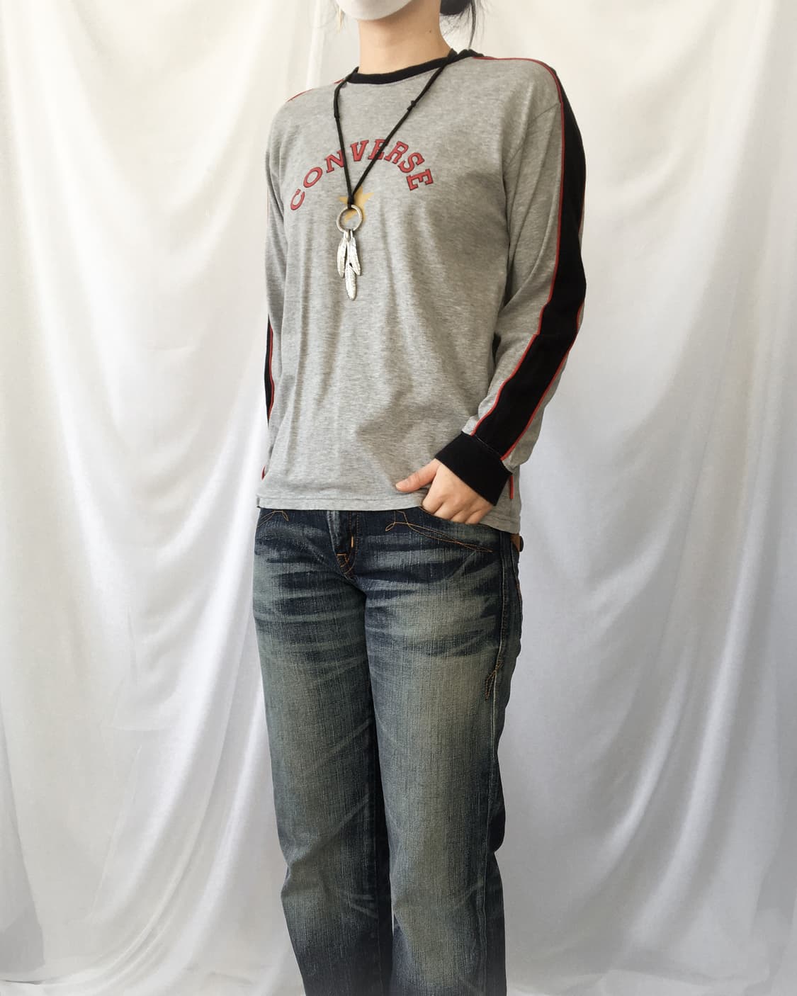 Converse line point sleeve 상품이미지5