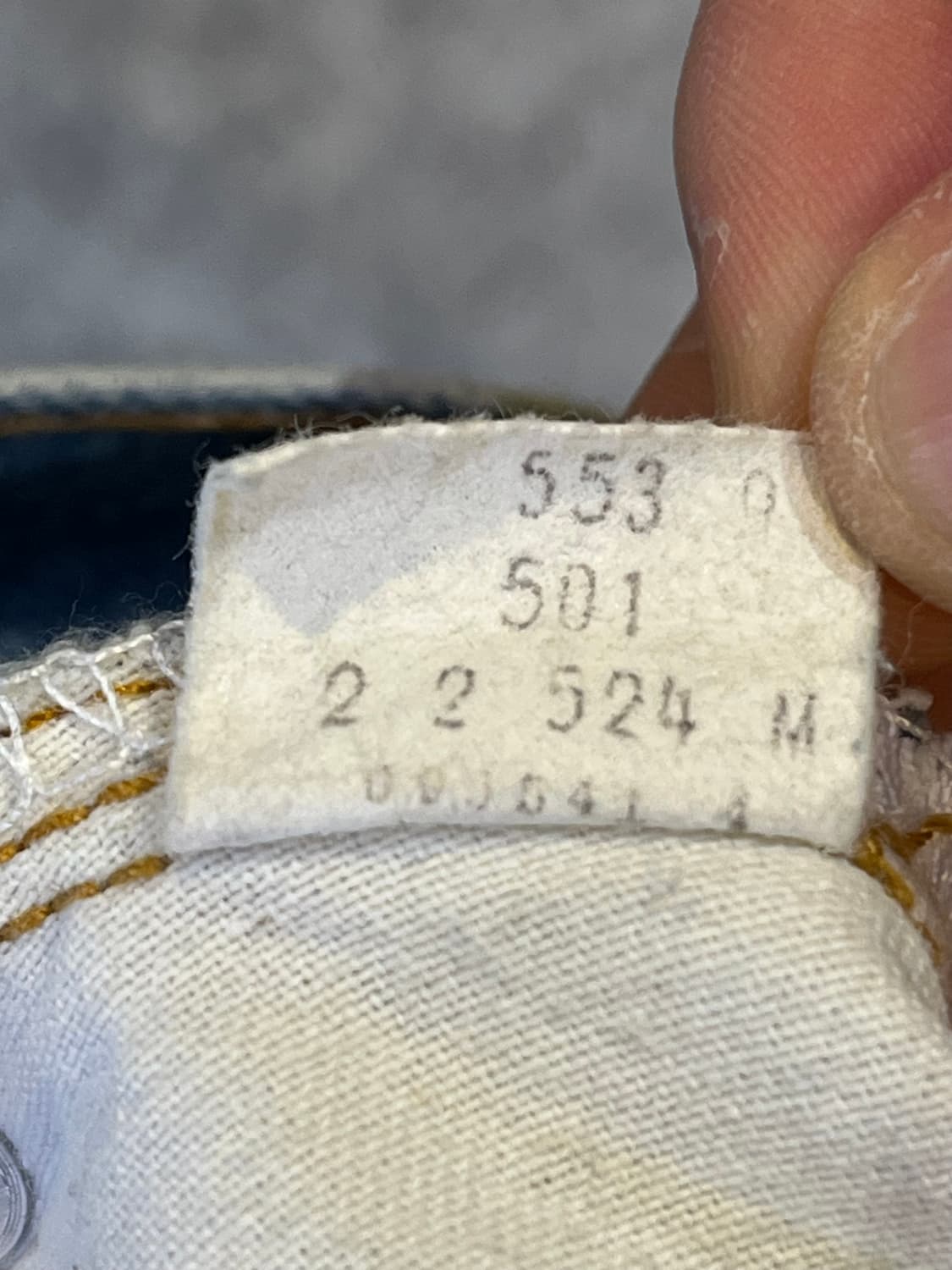 80년대 리바이스 501 셀비지(미국제) 상품이미지7