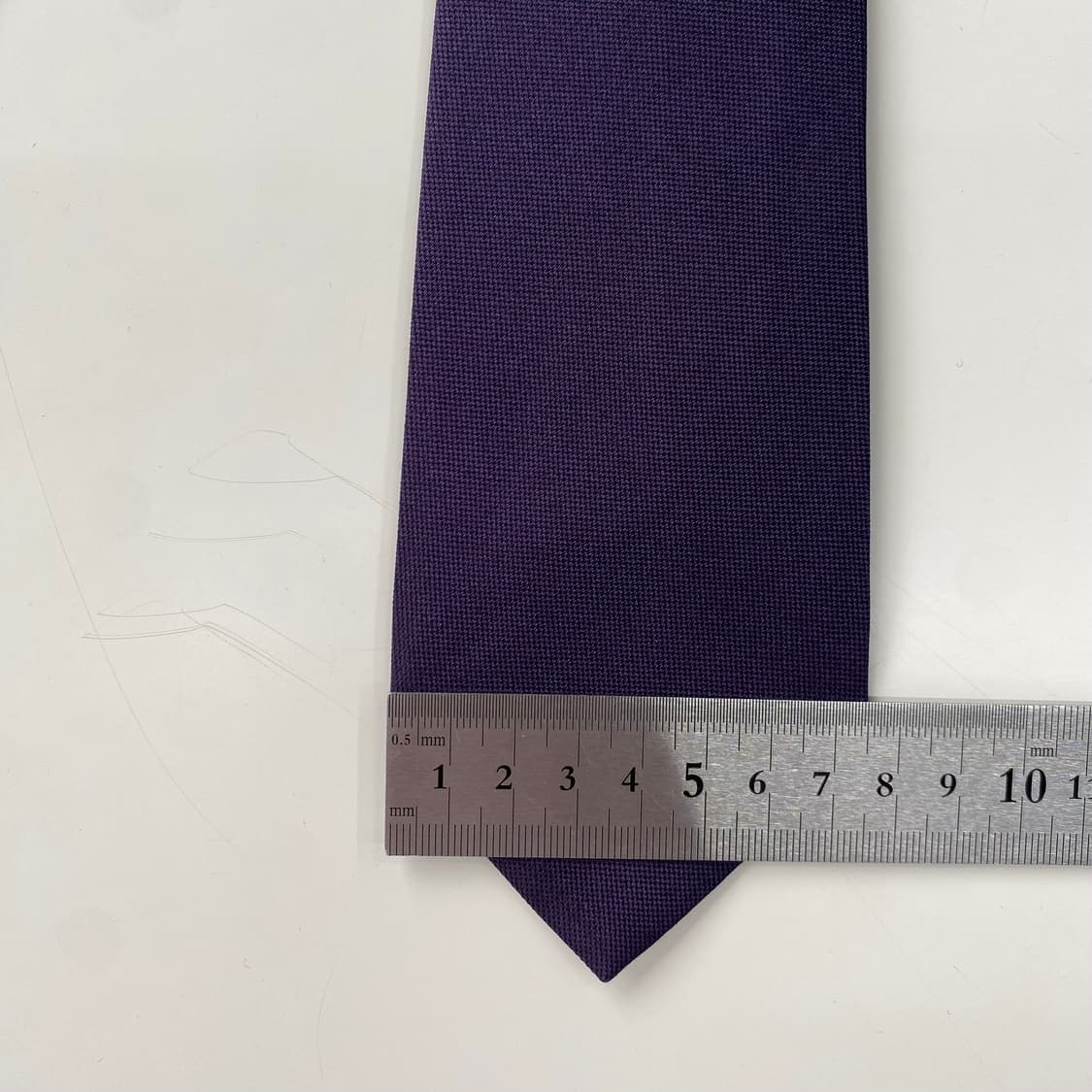 프라다(PRADA) 퍼플 명품 정품 넥타이 7.4cm 상품이미지8